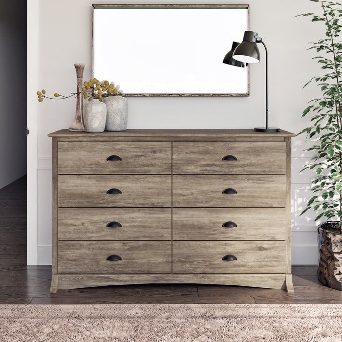 Salt Spring 8-Drawer Dresser - Drifted Grey