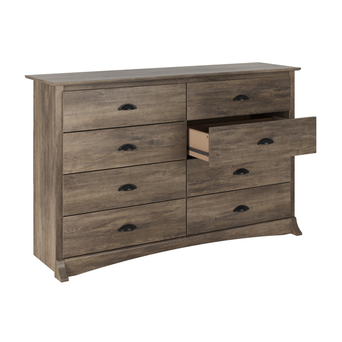 Salt Spring 8-Drawer Dresser - Drifted Grey
