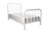 Krissy Twin Metal Bed - White