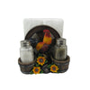 Salt And Pepper Shaker with Napkin