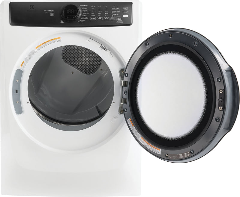 Electrolux  8.0 Cu. Ft. Front Load Perfect Steam™ Electric Dryer  - Matte White - ELFE773CMW