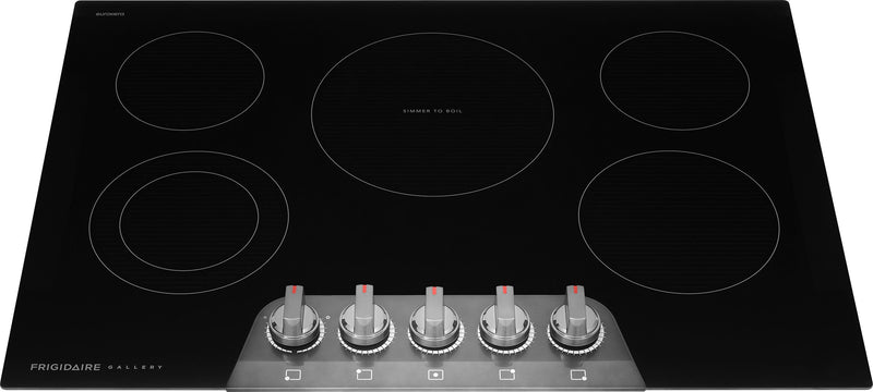 Frigidaire Gallery 30\" Electric Cooktop - Black Stainless Steel -  GCCE3070BD