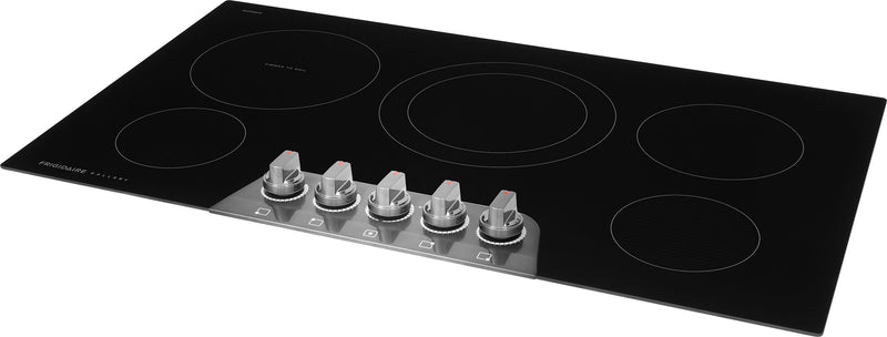 Frigidaire Gallery 36\" Electric Cooktop - Black Stainless Steel -  GCCE3670BD