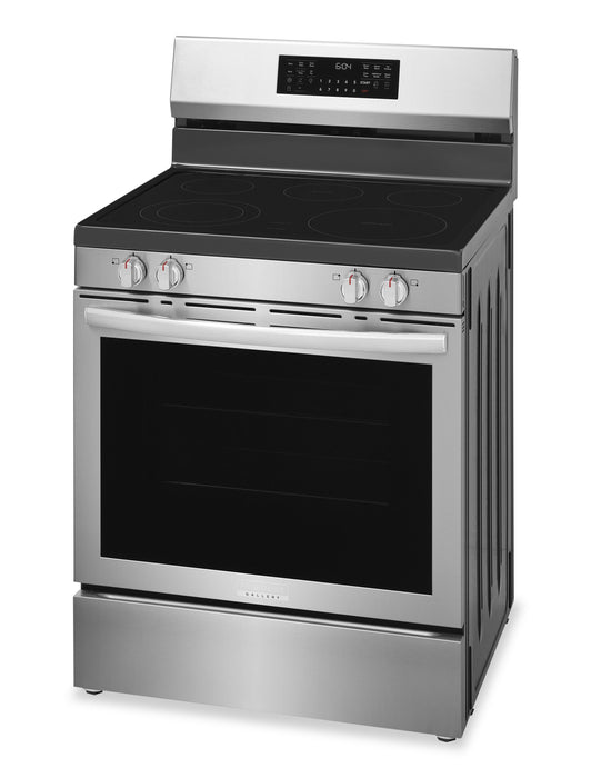 Frigidaire Gallery 5.3 Cu. Ft. Electric Range with Stone-Baked Pizza – Smudge-Proof® Stainless Steel - GCREC070BF
