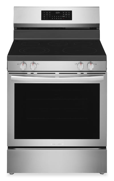 Frigidaire Gallery 5.3 Cu. Ft. Electric Range with Stone-Baked Pizza – Smudge-Proof® Stainless Steel - GCREC070BF | Cuisinière électrique Frigidaire Gallery de 5,3 pi3 avec pizza cuite sur pierre - acier inoxydable Smudge-ProofMD - GCREC070BF