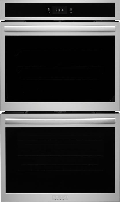 Frigidaire Gallery 30\" Double Electric Wall Oven with Stone-Baked Pizza - Stainless Steel - GCWD3070AF
