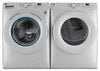 GE 5.3 Cu. Ft. Front Load Washer and 7.8 Cu. Ft. Electric Dryer – White 