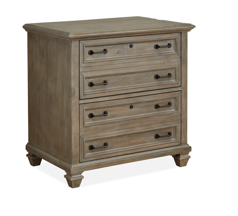 Gerrard 31\" Filing Cabinet with Locking Drawers - Dovetail Grey