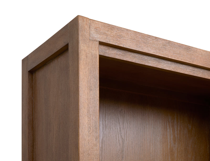 Grafton 38\" Bookcase with Adjustable Shelves - Sierra Brown