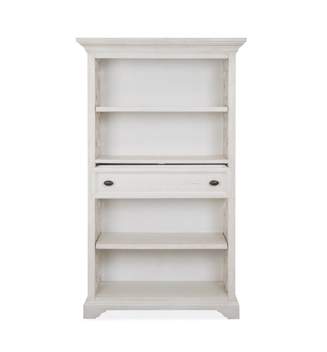 Milson 40\" Bookcase with Adjustable Shelves - Alabaster