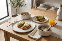 Rachel 12-Piece Stoneware Dinnerware Set, Service for 4