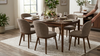 Ivy 7pc Dining Set with Table & 6 Chairs, 60"W – Brown | Ensemble de salle à manger Ivy 7 pièces avec table de 60 po (L) et 6 chaises - brun