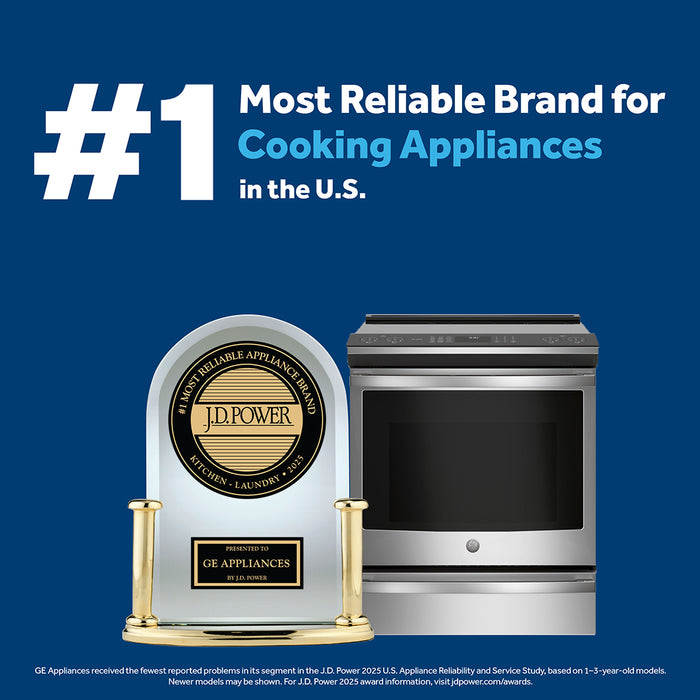 Profile 5.6 Cu. Ft. Smart Dual Fuel Range with True European Convection - Stainless Steel Fingerprint Resistant - PC2S930YPFS