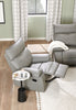 Matteo 42" Genuine Leather Reclining Chair - Aviarah Grey | Fauteuil inclinable Matteo de 42 po en cuir véritable - gris Aviarah