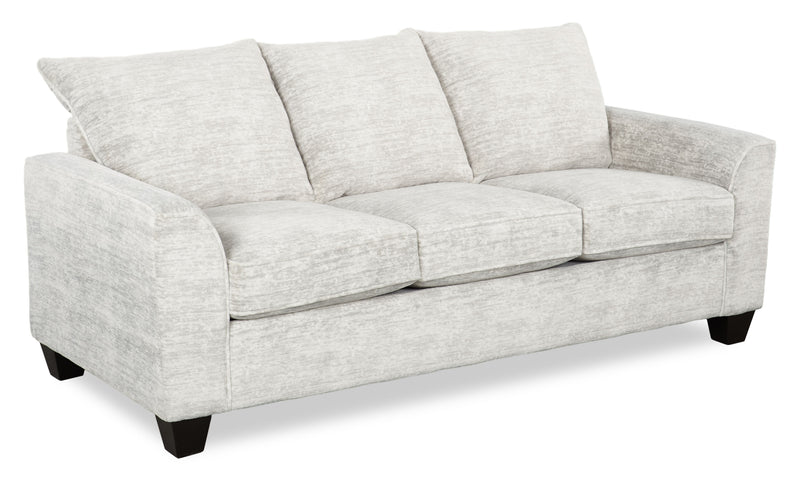 Made in Canada Customizable Sofa Lab Arc 86\" Fabric Sofa  – Plush Oyster