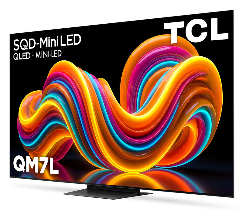 TCL 85\" QM7L QD Mini-LED 4K UHD Smart Fire TV (85QM7L) - 2026 Model