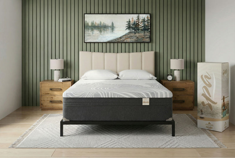 Springwall Spa 8 Firm Smooth Top Queen Mattress in a Box