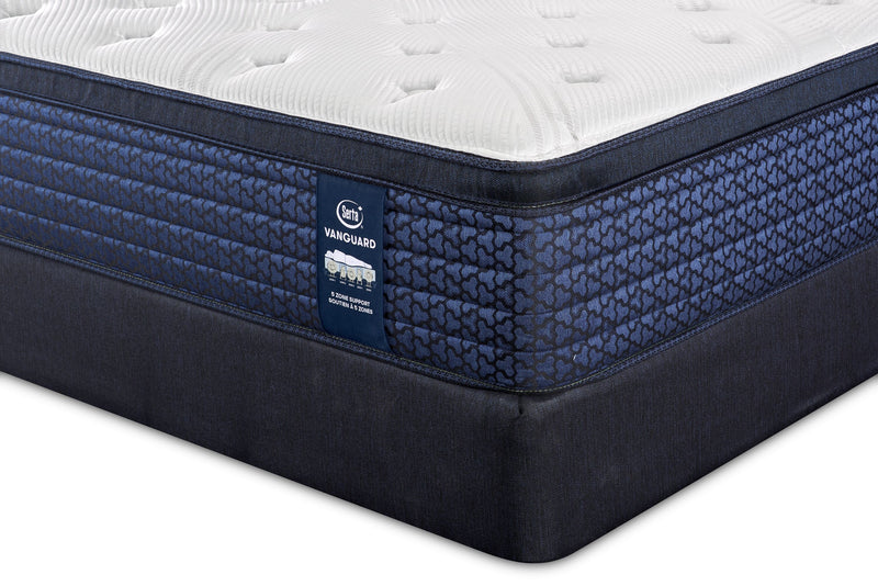 Serta Vanguard Stonebridge Eurotop Medium Full Mattress Set