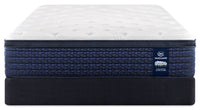 Serta Vanguard Stonebridge Eurotop Medium Queen Mattress Set 