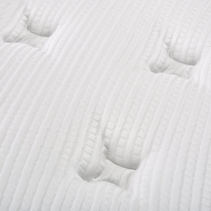 Serta Vanguard Stonebridge Eurotop Medium Queen Mattress Set