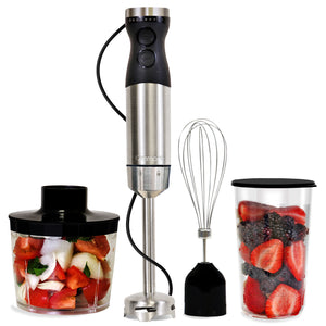 Kenmore Imersion Blender with Chopper, Whisk & Beaker - KKIBC5SS