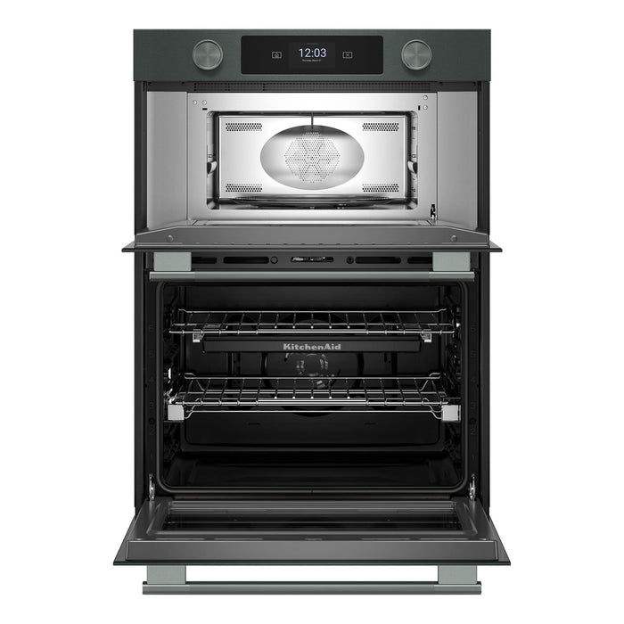 KitchenAid 30\" Smart Electric Combo Wall Oven with Cooking Camera - Juniper - KOEC930SJP