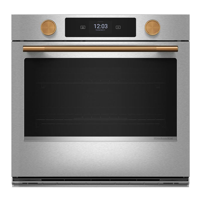 KitchenAid 30\" Smart Electric Combo Wall Oven with Cooking Camera - PrintShield Stainless - KOES930SPS