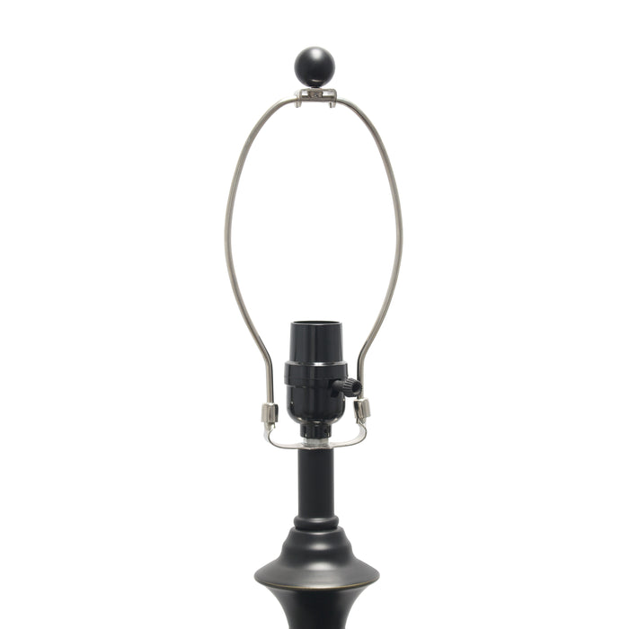 Elegant Designs 3-Piece Two Table Lamp and One Floor Lamp Set - Restoration Bronze