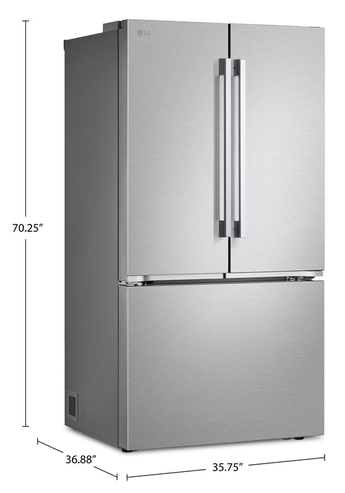 LG 36\" 32 Cu. Ft. Standard-Depth MAX® French 3-Door Refrigerator - LF32BSH42S\t