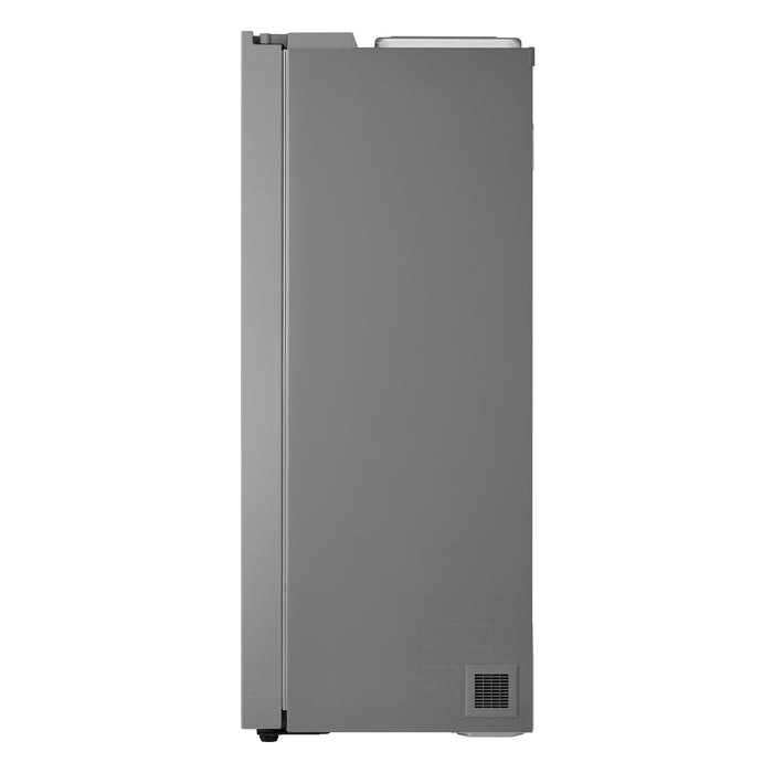 LG 36\" 23 Cu. Ft. Counter-Depth Side by Side Refrigerator - Prime Silver - LS23NCP20V