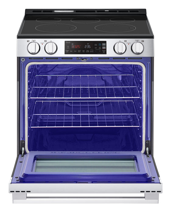 LG 30\" 6.3 Cu. Ft. Electric Range with Self Clean - \tPrintproof Stainless Steel - LSEL6331XE