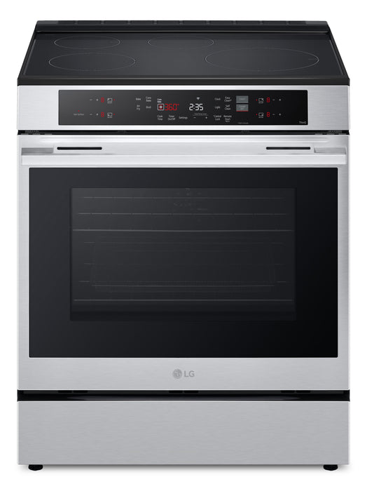 LG 30\" 6.3 Cu. Ft. Induction Range with Air Fry - PrintProof Stainless Steel - LSIL6332XE 