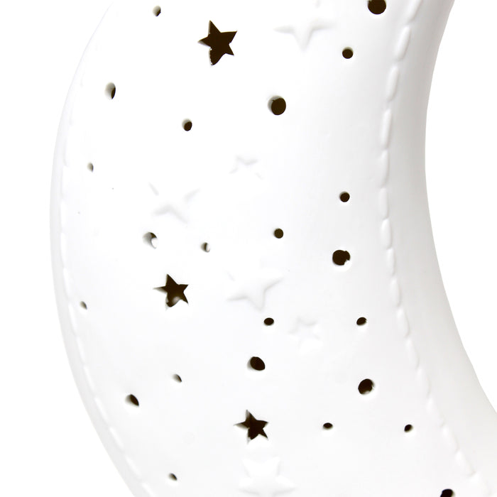Simple Designs Porcelain Moon Table Lamp