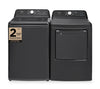 Midea 5.1 Cu. Ft. Smart Agitator Washer and 7.0 Cu. Ft. Tumble Dryer - Black