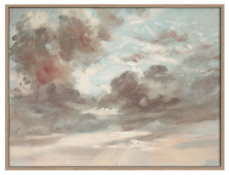 Clouds I Framed Canvas - 18\" x 24\" 