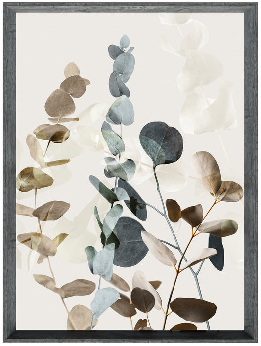 Decorated II Framed Stucco Finish - 25.5\" x 33.5\" 