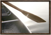 Boats Paddle Framed Linen Finish - 25