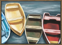 Docked Framed Canvas with Embellishment - 32