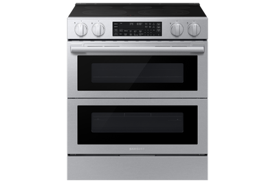 Samsung 6.3 Cu. Ft. Electric Slide-In Flex Duo™ Range with Air Fry Max – Stainless Steel - NSE90H63DRAC | Cuisinière électrique encastrée Flex DuoMC de Samsung de 6,3 pi3 avec friture à air Air Fry Max - Acier inoxydable - NSE90H63DRAC