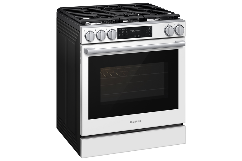 Samsung 6 Cu. Ft. Slide-In True Convection Range with Air Fry Max - White - NSG80H60SWAA
