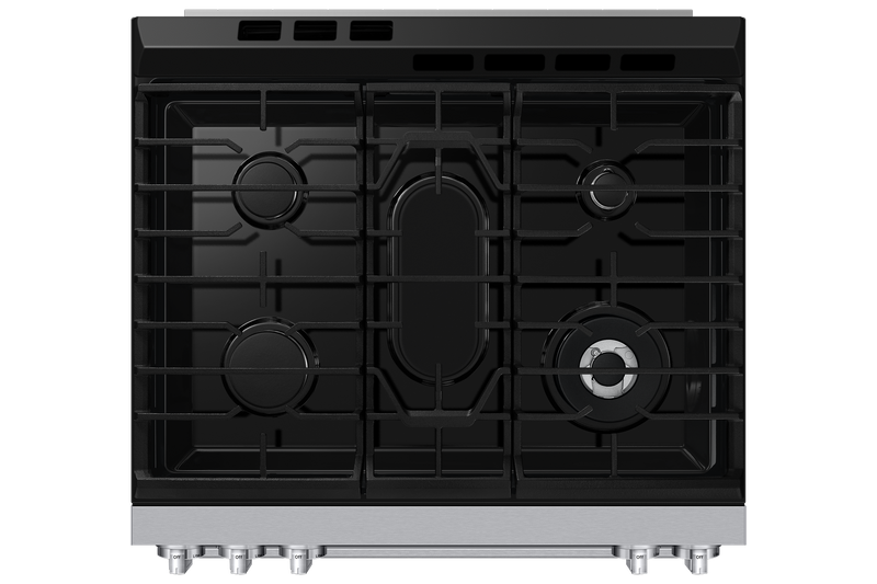 Samsung 6 Cu. Ft. Slide-In True Convection Range with Air Fry Max - White - NSG80H60SWAA