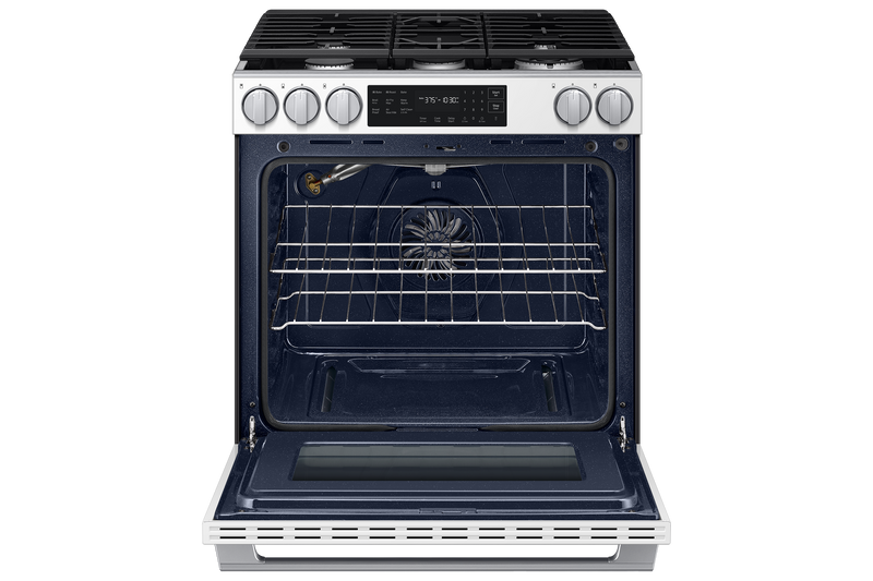 Samsung 6 Cu. Ft. Slide-In True Convection Range with Air Fry Max - White - NSG80H60SWAA