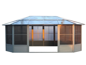 Gazebo Penguin Florence - Solarium 12x18 Polycarbonate Roof