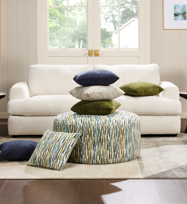 Sofa Lab Fabric Accent Pillow – Rust Accent Fabric