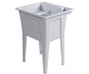 Palary Laundry Tub Accent Cabinet - White