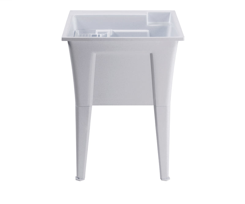 Palary Laundry Tub Accent Cabinet - White