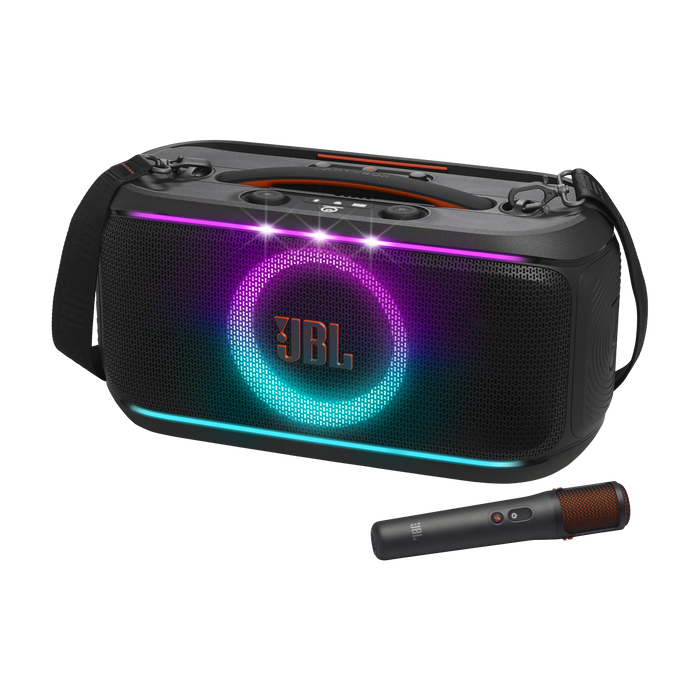 JBL PartyBox On-The-Go 2 Plus 100W JBL Pro Sound Wireless Party Speaker (JBLPBOTG2PLBAM) - Black
