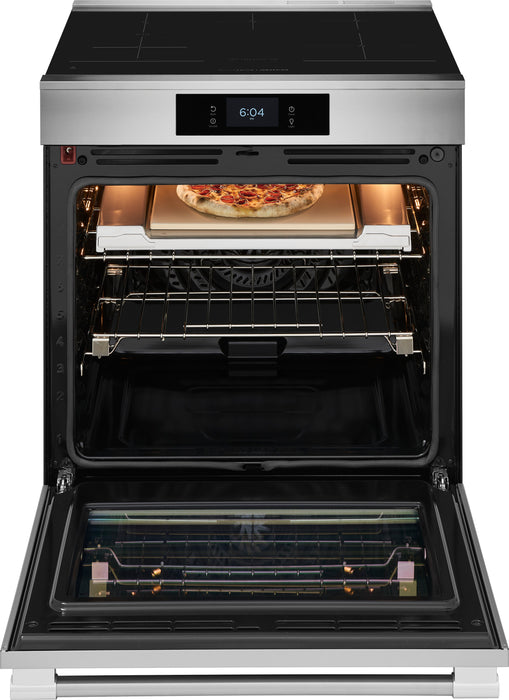 Frigidaire Professional 6.2 Cu. Ft. Induction Range with Stone-Baked Pizza - Smudge-Proof® Stainless 