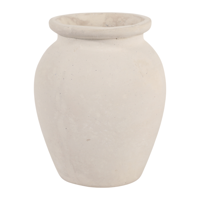 6.75” Contemporary Bud Vase – Ivory 