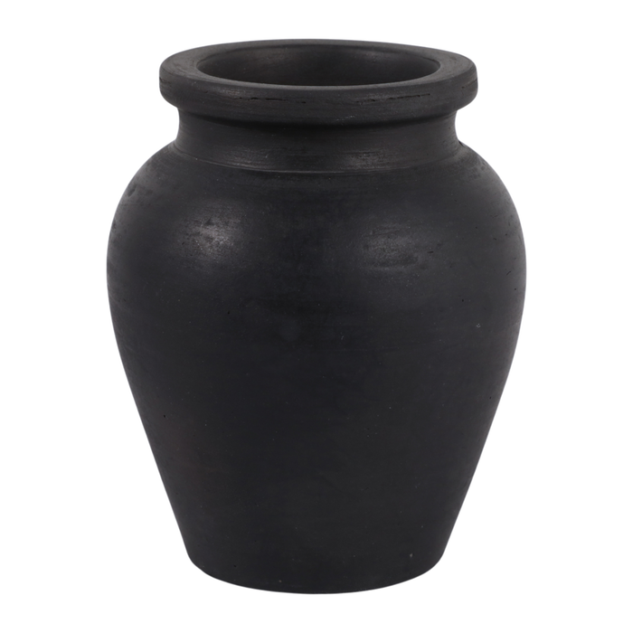 6.25” Terracotta Bud Vase – Black 